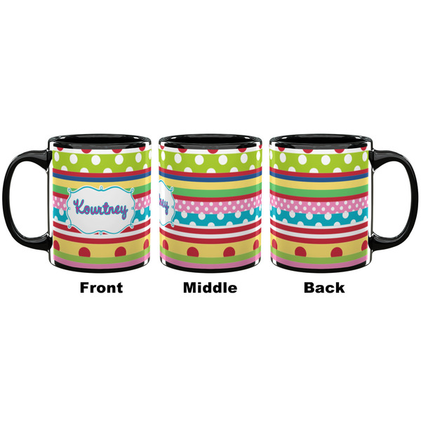 Ribbons Coffee Mug - 11 oz - Black APPROVAL