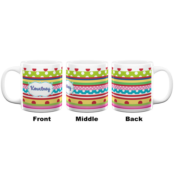 Ribbons Coffee Mug - 20 oz - White APPROVAL