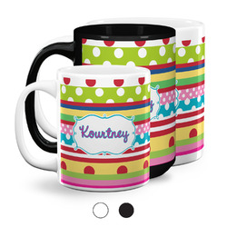 Ribbons Coffee Mug (Personalized)