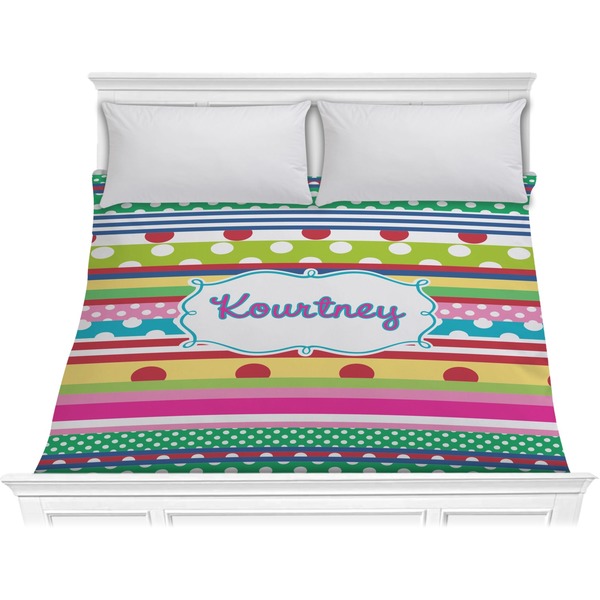 Custom Ribbons Comforter - King (Personalized)