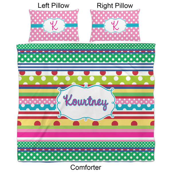 Ribbons Comforter Set - King - Approval