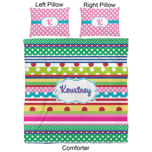 Ribbons Comforter Set - Queen - Approval