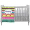 Ribbons Crib Comforter / Quilt (Personalized)