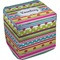 Ribbons Cube Poof Ottoman (Top)