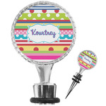 Ribbons Wine Bottle Stopper (Personalized)