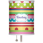 Ribbons 7" Drum Lamp Shade (Personalized)