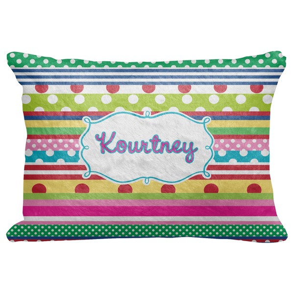 Custom Ribbons Decorative Baby Pillowcase - 16"x12" (Personalized)