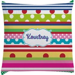 Ribbons Decorative Pillow Case (Personalized)