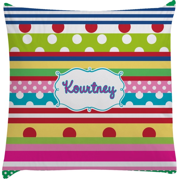 Custom Ribbons Decorative Pillow Case (Personalized)