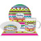 Ribbons Dinner Set - 4 Pc (Personalized)