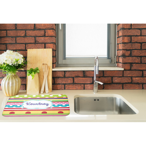 Ribbons Dish Drying Mat - LIFESTYLE 2