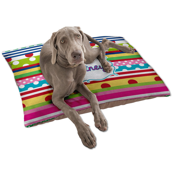 Ribbons Dog Bed - Large LIFESTYLE
