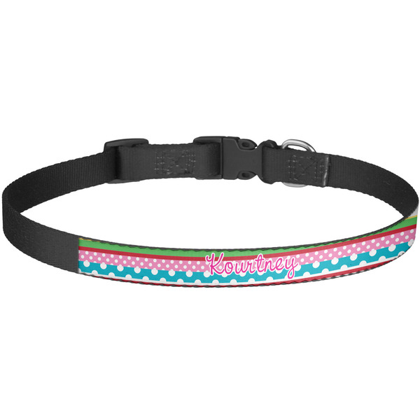 Custom Ribbons Dog Collar - Large (Personalized)