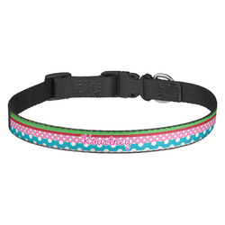 Ribbons Dog Collar - Medium (Personalized)