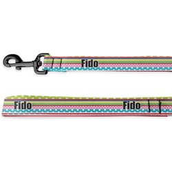 Ribbons Deluxe Dog Leash - 4 ft (Personalized)