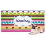 Ribbons Dog Towel (Personalized)