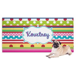 Ribbons Dog Towel (Personalized)
