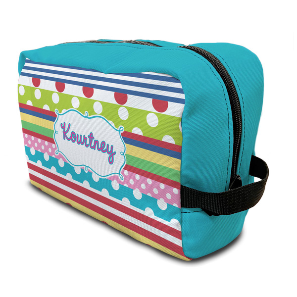 Custom Ribbons Toiletry Bag / Dopp Kit (Personalized)