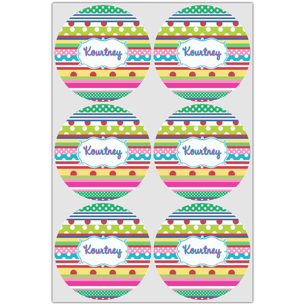 Ribbons Drink Topper - Large - Set of 6