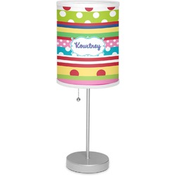 Ribbons 7" Drum Lamp with Shade (Personalized)