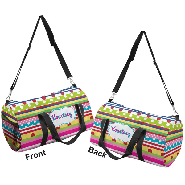 Ribbons Duffle bag large front and back sides