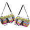 Ribbons Duffle bag small front and back sides
