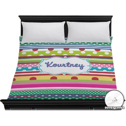 Ribbons Duvet Cover - King (Personalized)