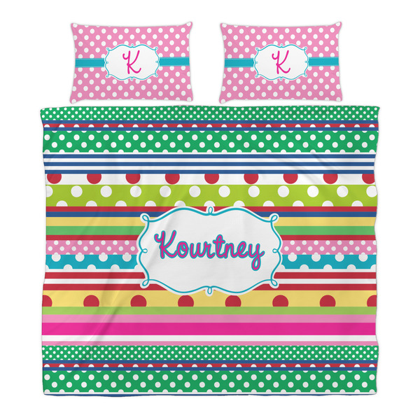 Ribbons Duvet Cover Set - King - Alt Approval