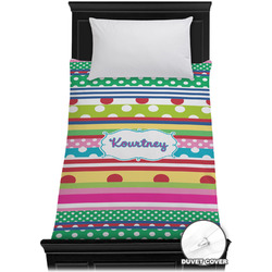 Ribbons Duvet Cover - Twin XL (Personalized)