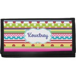 Ribbons Canvas Checkbook Cover (Personalized)