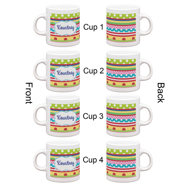 Ribbons Espresso Cup Set of 4 - Apvl