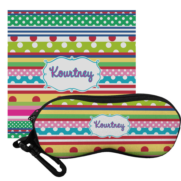 Custom Ribbons Eyeglass Case & Cloth (Personalized)