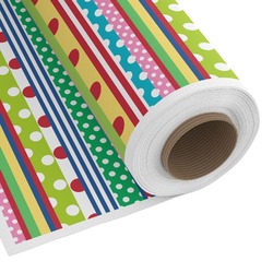 Ribbons Fabric by the Yard - Spun Polyester Poplin