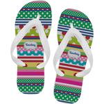 Ribbons Flip Flops - XSmall (Personalized)