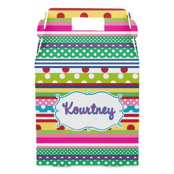 Ribbons Gable Favor Box - Front