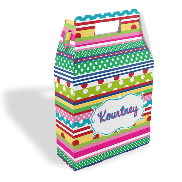 Custom Ribbons Gable Favor Box (Personalized)