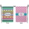 Ribbons Garden Flag - Double Sided Front and Back
