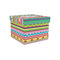 Ribbons Gift Boxes with Lid - Canvas Wrapped - Small - Front/Main