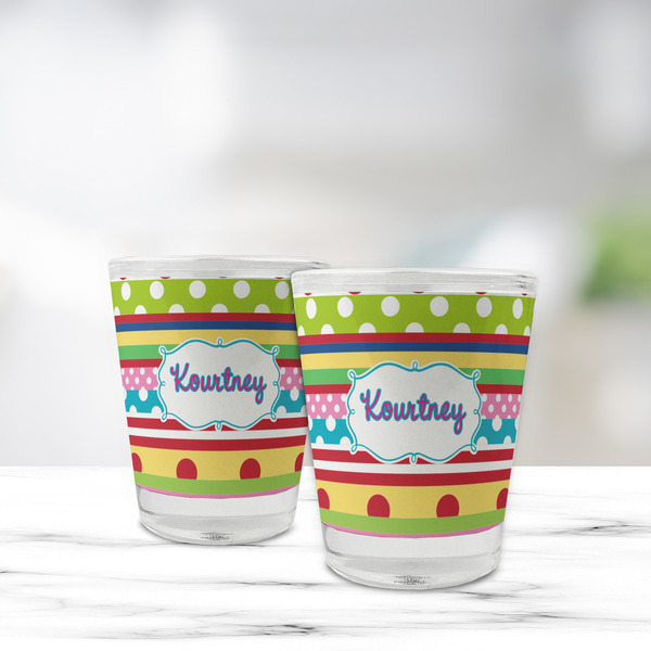 Ribbons Glass Shot Glass - Standard - LIFESTYLE