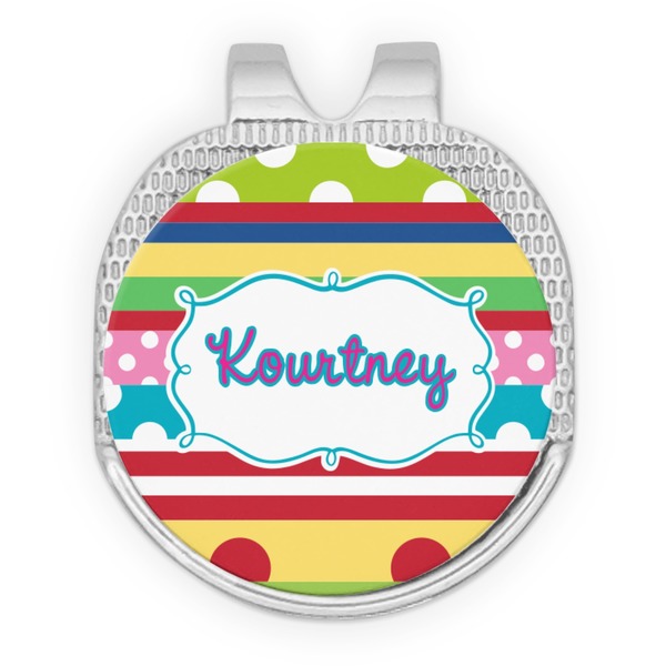 Ribbons Golf Ball Hat Marker Hat Clip