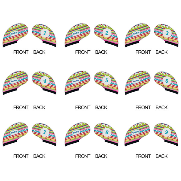 Ribbons Golf Club Covers - APPROVAL (set of 9)