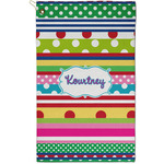 Ribbons Golf Towel - Poly-Cotton Blend - Small w/ Name or Text