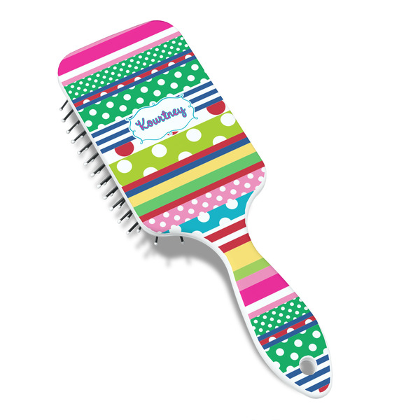 Ribbons Hair Brush - Angle View