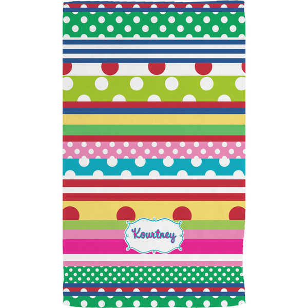 Ribbons Hand Towel (Personalized) Full