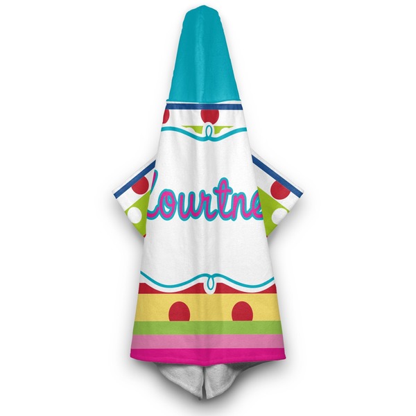 Ribbons Hooded Towel - Hanging