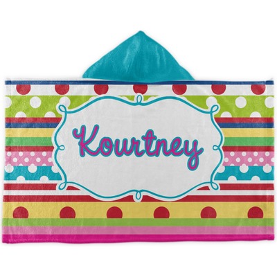 Ribbons Kids Hooded Towel (Personalized)