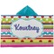 Ribbons Kids Hooded Towel (Personalized)