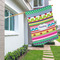 Ribbons House Flags - Double Sided - LIFESTYLE