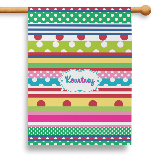 Custom Ribbons 28" House Flag - Single Sided (Personalized)