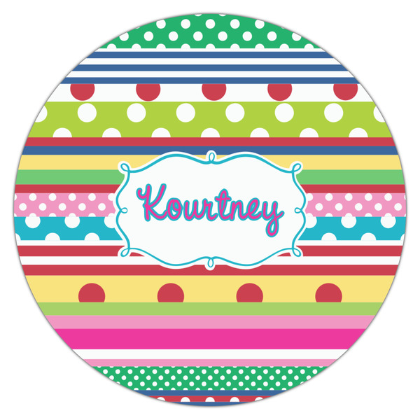 Ribbons Icing Circle - Large - Single